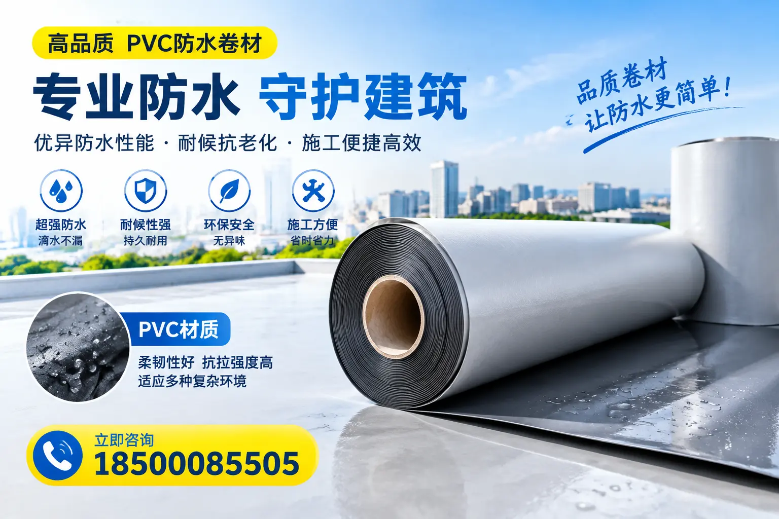 PVC防水卷材的安全性分析，五家渠居民需了解的知识